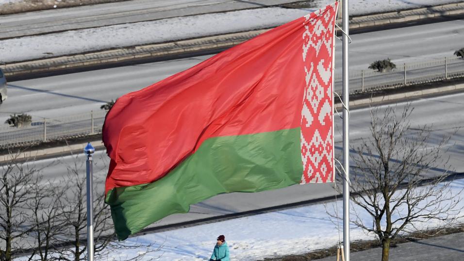 The Belarusian flag